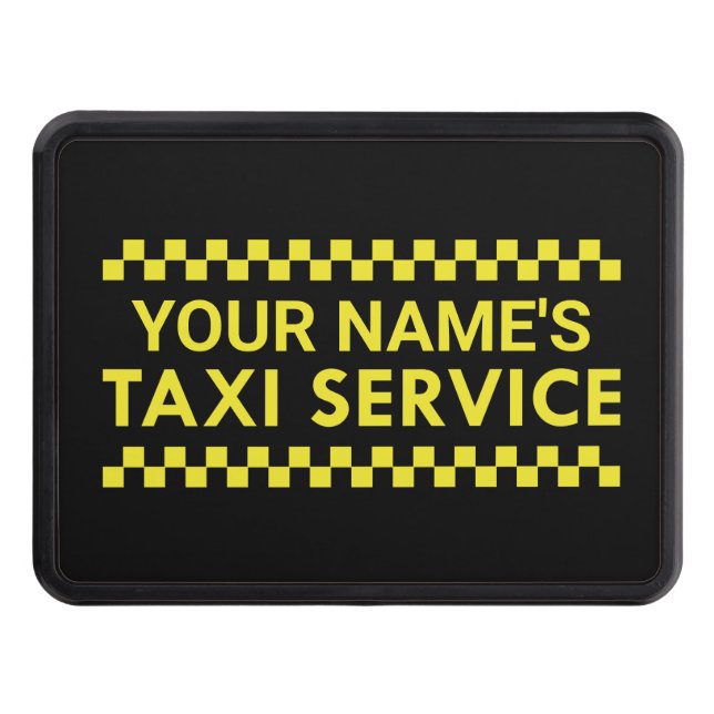 Anpassningsbar Taxi Service Dragkroksskydd (Framsidan)