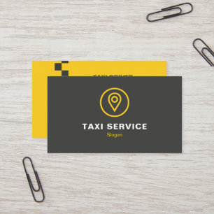 Anpassningsbar Taxi/Uber-affärskort Visitkort