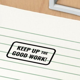 Anpassningsbar Teacher Motivation School Homworkin Självfärgande Stämpel