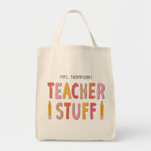 Anpassningsbar Teacher Saker Tygkasse