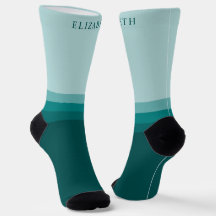 Anpassningsbar Teal Blue Grönt Färg Block