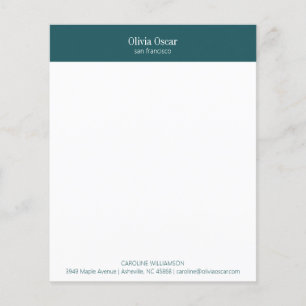 Anpassningsbar Teal Professionell Small Business S