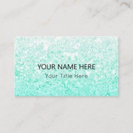 Anpassningsbar Teal Struktur Affärskort Visitkort