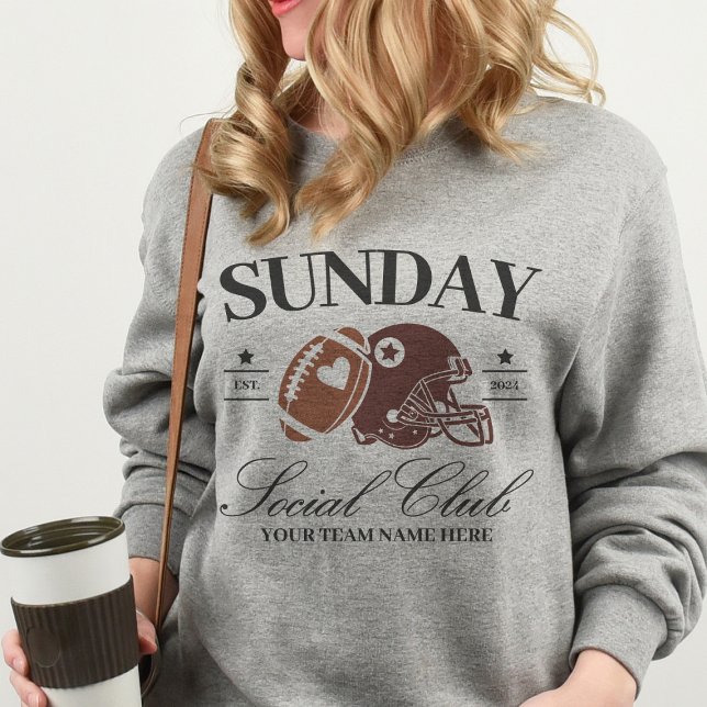 Anpassningsbar Team Football Social Klubb Sportfan T Shirt (Skapare uppladdad)