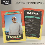 Anpassningsbar Team Groom-kort för Marskalkar - ha<br><div class="desc">Anpassningsbar Far av Groom Trading Card - fira din speciella dag med handelskort för personlig för brudgummen, bäste man, marskalkar och far i brudgummen. De här unika nyckelorden fångar roligtens minnen och landvinningar, perfekt för att dela och vårda. Anpassa och skriva ut kort med varje medlem i bröllopsfesten på bästa...</div>