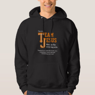 Anpassningsbar TEAM JESUS Christian Hoodie