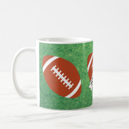 Anpassningsbar Team Namn Football Fläkt eller Coac Kaffemugg