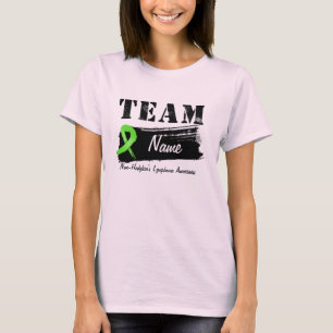 Anpassningsbar Team Namn - Non-Hodgkin's Lymphoma T-shirt