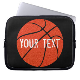 Anpassningsbar Team Text Basketball Neoprene Lapto Laptop Sleeve