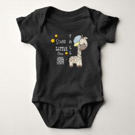Anpassningsbar Tecknad Giraffe Baby Bodykosten T Shirt