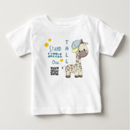 Anpassningsbar Tecknad Pojke Giraffe T Shirt