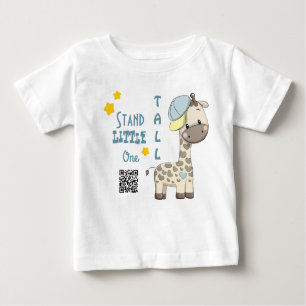 Anpassningsbar Tecknad Pojke Giraffe T Shirt