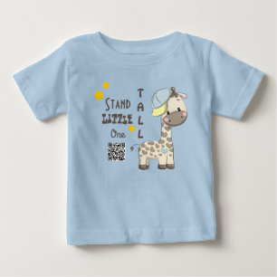Anpassningsbar Tecknad Pojke Giraffe T Shirt