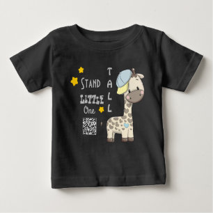 Anpassningsbar Tecknad Pojke Giraffe T Shirt