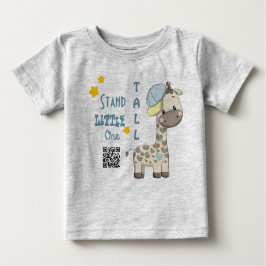 Anpassningsbar Tecknad Pojke Giraffe T Shirt