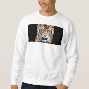 Anpassningsbar template Walking Tiger Modern Manar Lång Ärmad Tröja