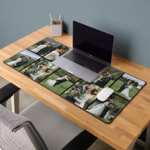 Anpassningsbar Ten Photo Collage Desk Mat