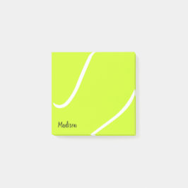 Anpassningsbar Tennis Boll Tennis Player Namn elle Post-it Block