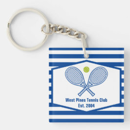 Anpassningsbar Tennis Land Klubb Blue Stripe