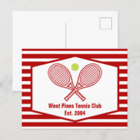 Anpassningsbar Tennis Land Klubb Red Stripe