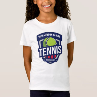 Anpassningsbar Tennis Logotyp T Shirt