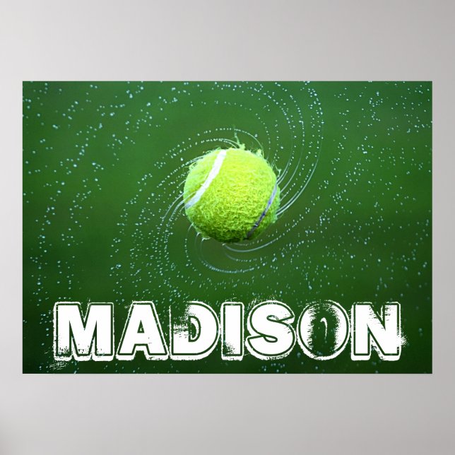 Anpassningsbar Tennis Poster (Framsidan)