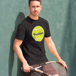 Anpassningsbar Tennis Team Namn eller Text Player T Shirt