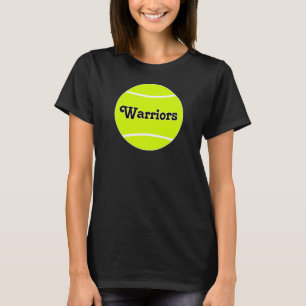 Anpassningsbar Tennis Team Namn eller Text Women's T Shirt