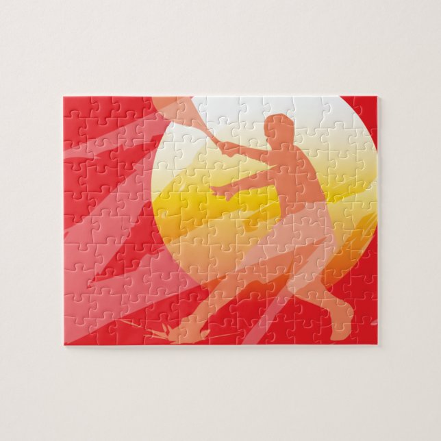 Anpassningsbar tennispussel för barn pussel (Horisontell)