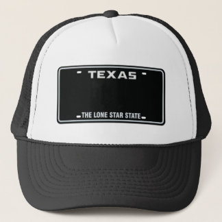 Anpassningsbar Texas License Plate Cap 01 Keps