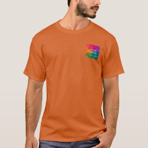 Anpassningsbar Texas Orange Add Image Logotyp Temp T Shirt