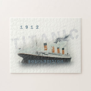 Anpassningsbar Text 1912 Titanic Jigszawa Puzzle Pussel