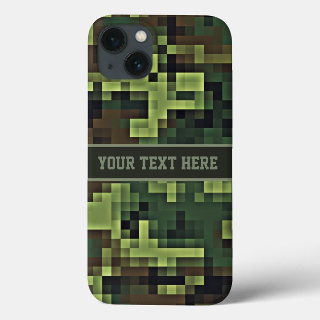 Anpassningsbar Text Abstrakt Camo iPhone 6 fodral (Baksida)