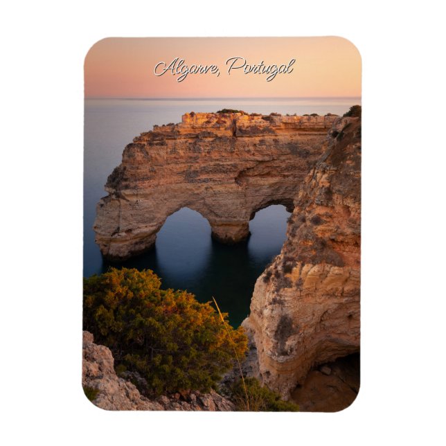 Anpassningsbar Text Algarve, Portugal Magnet (Vertikal)