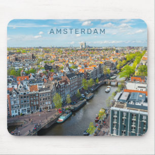 Anpassningsbar Text Amsterdam Musmatta
