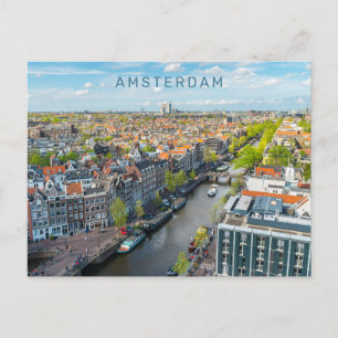 Anpassningsbar Text Amsterdam Vykort