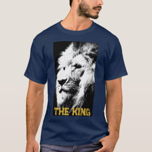 Anpassningsbar Text Animal Lejon Ansikte Manar Kor T Shirt