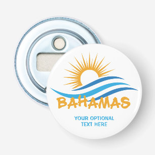 Anpassningsbar Text Bahamas Flasköppnare