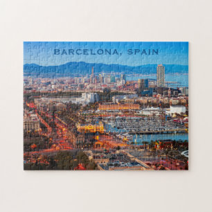 Anpassningsbar text BARCELONA fotopussel