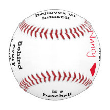 Anpassningsbar Text Baseball Gift