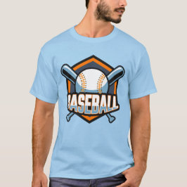 Anpassningsbar Text Baseball T Shirt