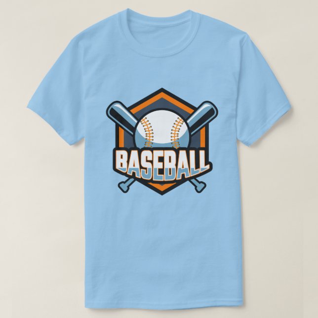 Anpassningsbar Text Baseball T Shirt (Design framsida)