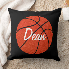 Anpassningsbar Text Basketball Dekorativ kudde