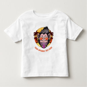 Anpassningsbar Text Beach Monkey-kläder T Shirt