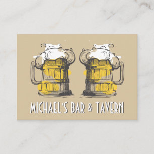 Anpassningsbar text Beer-identifiering Visitkort
