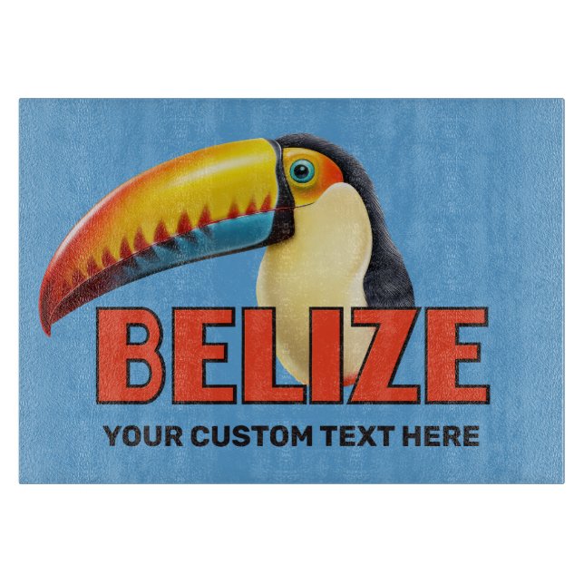 Anpassningsbar Text BELIZE Toucan (Framsidan)