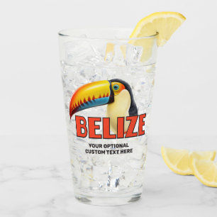 Anpassningsbar Text BELIZE Toucan Glaskopp