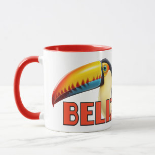 Anpassningsbar Text BELIZE Toucan Mugg