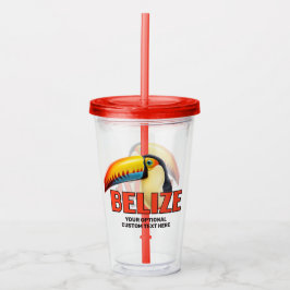 Anpassningsbar Text BELIZE Toucan Take Away Mugg