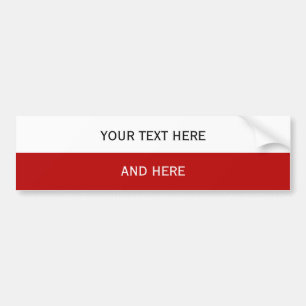 Anpassningsbar text, bild och bakgrund färg bildekal